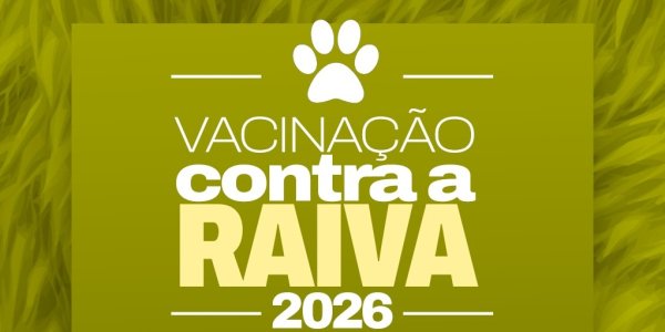 A VACINAÇÃO ANTIRRÁBICA 2026 ESTÁ CHEGANDO!