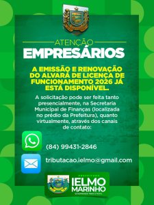ATENÇÃO, EMPRESÁRIOS
